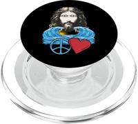 Gesù Cuore Cuore Peace Peace Simbolo Donna Donne Uomini Uomo PopSockets PopGrip per MagSafe