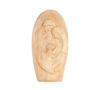 Gesù Decorazioni Casa - Figurina Di Legno Della Sacra Famiglia | Sala Di Preghiera Della Decorazione Religiosa | Camera Da Letto Realistica Di Scultura Di Gesù | Statue Di Decorazioni Per La Casa Cris