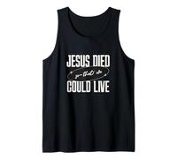 Gesù Died So That We Could Live Christian Faith Message Canotta