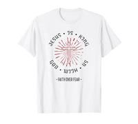 Gesù Dio Fede (Dichiarazione Cristiana) Maglietta