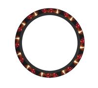 Gesù disse: Io sono la luce del mondo, Giovanni 8-12 Coprivolante per donne e uomini, Accessori per interni auto resistenti, Materiale antiscivolo, Misura universale per auto, SUV, camion