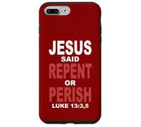 Gesù disse pentiti o perisci Luca 13 Custodia per iPhone 7 Plus/8 Plus