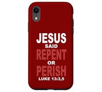 Gesù disse pentiti o perisci Luca 13 Custodia per iPhone XR