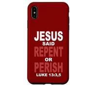 Gesù disse pentiti o perisci Luca 13 Custodia per iPhone XS Max