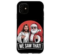 Gesù divertente e Babbo Natale che abbiamo visto quel Natale Custodia per iPhone 11
