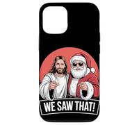 Gesù divertente e Babbo Natale che abbiamo visto quel Natale Custodia per iPhone 12/12 Pro