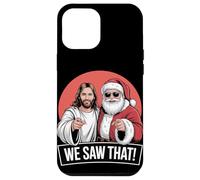 Gesù divertente e Babbo Natale che abbiamo visto quel Natale Custodia per iPhone 12 Pro Max