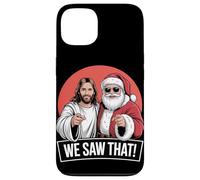 Gesù divertente e Babbo Natale che abbiamo visto quel Natale Custodia per iPhone 13