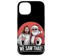 Gesù divertente e Babbo Natale che abbiamo visto quel Natale Custodia per iPhone 14