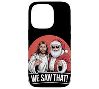 Gesù divertente e Babbo Natale che abbiamo visto quel Natale Custodia per iPhone 14 Pro