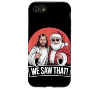 Gesù divertente e Babbo Natale che abbiamo visto quel Natale Custodia per iPhone SE (2020) / 7 / 8
