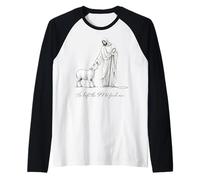 Gesù E Agnello Ha Lasciato Il 99 per Trovarmi Maglia con Maniche Raglan