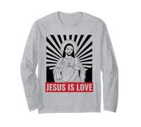 Gesù è Amore (Grafica) Maglia a Manica