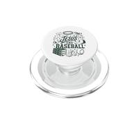 Gesù e giocatore di baseball cristiano fede sport design PopSockets PopGrip per MagSafe