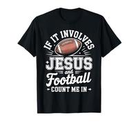 Gesù e Il Calcio Mi contano nel Fan Cristiano Maglietta