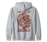 Gesù è Il Leone di Giuda dalla Genesi all'Apocalisse Felpa con Cappuccio