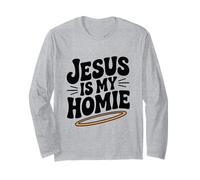 Gesù è Il Mio Amico Fede Cristiana Umorismo Maglia a Manica