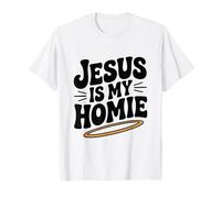 Gesù è Il Mio Amico Fede Cristiana Umorismo Maglietta