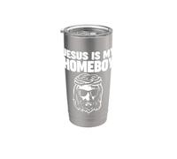 Gesù è il mio Homeboy Bicchiere termico in acciaio inox doppia parete