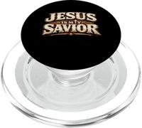 Gesù è il mio Salvatore Fede cristiana Croce Versetto della PopSockets PopGrip per MagSafe