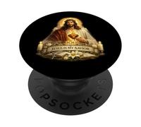 Gesù è il mio Salvatore - Gesù cristiano PopSockets PopGrip Adesivo