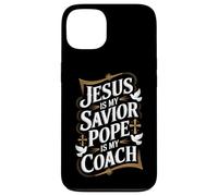 Gesù è il mio salvatore Papa è la mia fede religiosa allenatore Custodia per iPhone 13