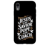 Gesù è il mio salvatore Papa è la mia fede religiosa allenatore Custodia per iPhone XR