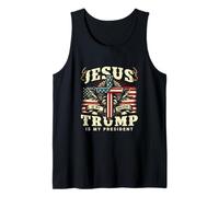 Gesù è Il Mio Salvatore Trump è Il Mio Presidente Dio Fede Gesù Canotta