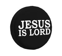 Gesù È Il Mio Signore Copriruota Impermeabile Copertura della Gomma Protezione Solare Coperchio Ruota di Scorta Universale per RV Camion Rimorchio Auto 16inch