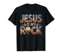 Gesù è il mio versetto biblico cristiano rock Maglietta