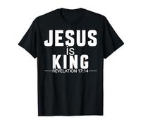 Gesù è Il re Versetto della Bibbia Rev. 17:14 Maglietta