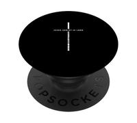 Gesù è il Signore Fede cristiana Dio Studio biblico PopSockets PopGrip Adesivo