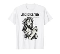 Gesù è Il Signore - Volto di Cristo con Corona di Spine Maglietta