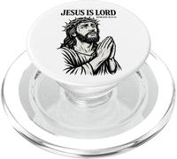 Gesù è il Signore - Volto di Cristo con corona di spine PopSockets PopGrip per MagSafe