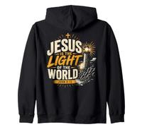 Gesù è la Luce' del Mondo Giovanni 8:12 VBS 2026 Felpa con Cappuccio