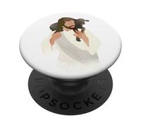 Gesù e la parabola della pecora nera perduta Luca 15 PopSockets PopGrip Adesivo
