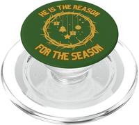 Gesù è la ragione della stagione Christian Merry Christmas PopSockets PopGrip per MagSafe
