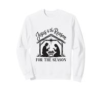 Gesù è la Ragione Natività Natività Design Felpa