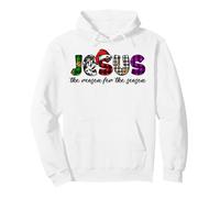 Gesù è la Ragione per Cui i cristiani Amano Il presepe Natalizio Felpa con Cappuccio