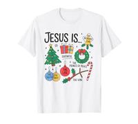 Gesù è la Via della verità Vita Cristiana Natale Bibbia Verse Maglietta