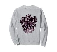 Gesù È La Via John 14:6 Graffiti Felpa
