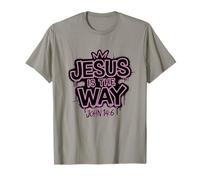 Gesù È La Via John 14:6 Graffiti Maglietta