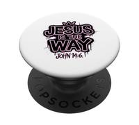 Gesù È La Via John 14:6 Graffiti PopSockets PopGrip Adesivo
