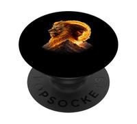 Gesù e Leone Cristiano Dio Religioso Spirituale Opera PopSockets PopGrip Adesivo