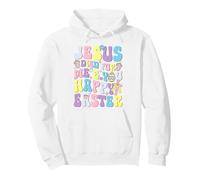 Gesù è Morto per Te e per Me Christian Happy Resurrection Domenica Felpa con Cappuccio
