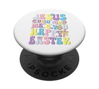 Gesù è morto per te e per me Christian Happy Resurrection Domenica PopSockets PopGrip Adesivo