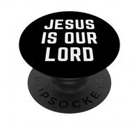GESÙ È NOSTRO SIGNORE Fede Cristiana Adorazione Bibbia Regali PopSockets PopGrip Adesivo