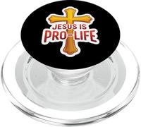Gesù è Pro Life Christian Pro-Life Sostenitore dei bambini non nati PopSockets PopGrip per MagSafe