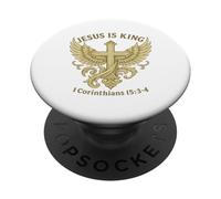 Gesù è Re, 1 Corinzi 15:3-4 PopSockets PopGrip Adesivo