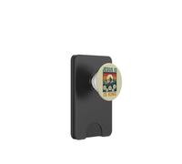 Gesù È Re Cristiano Fede Montagna Natura Retro PopSockets PopWallet per MagSafe